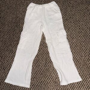Women’s White Flowy Pants